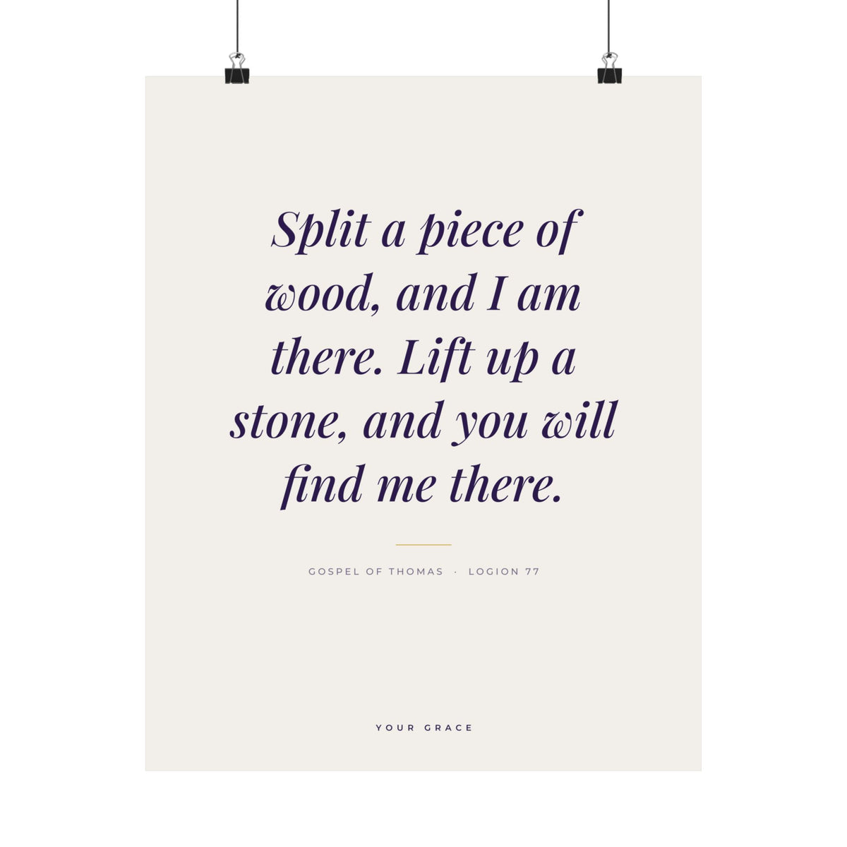 Wood and Stone fine art print by Your Grace — view 1