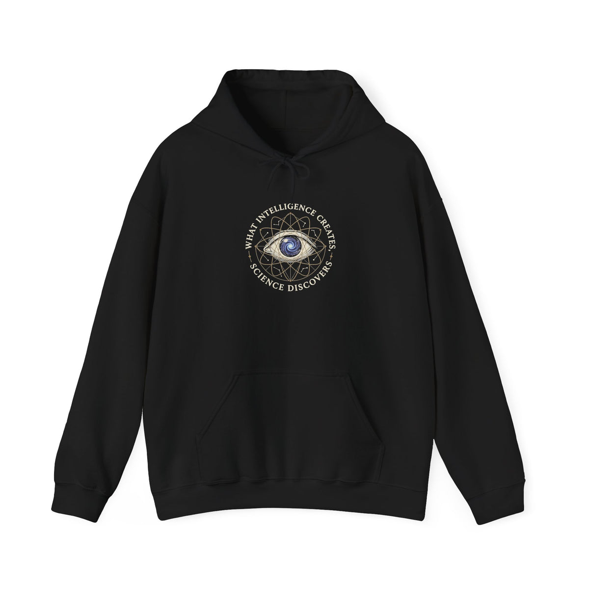 What Intelligence Creates, Science Discovers hoodie by Your Grace — view 5