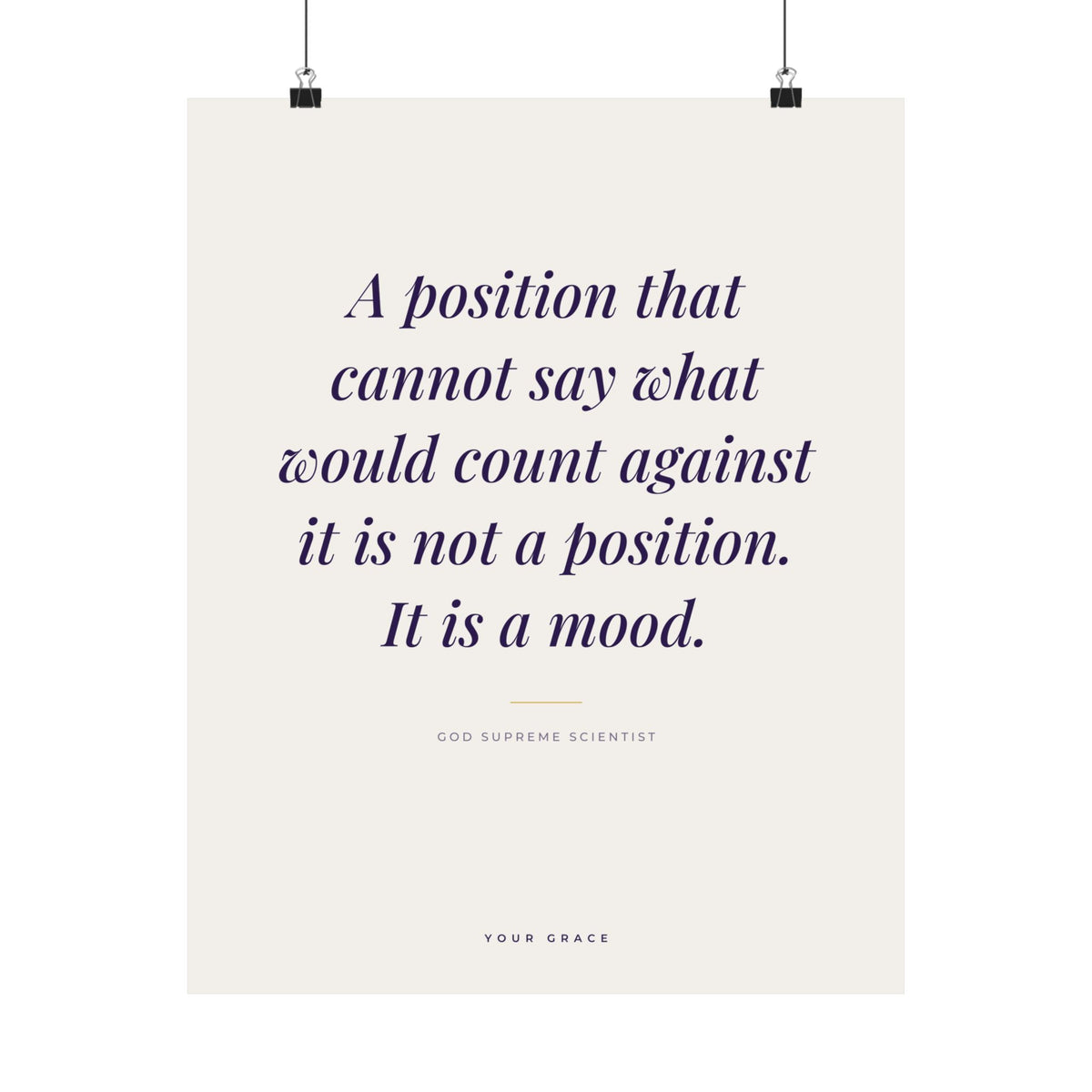 A Mood fine art print by Your Grace — view 1