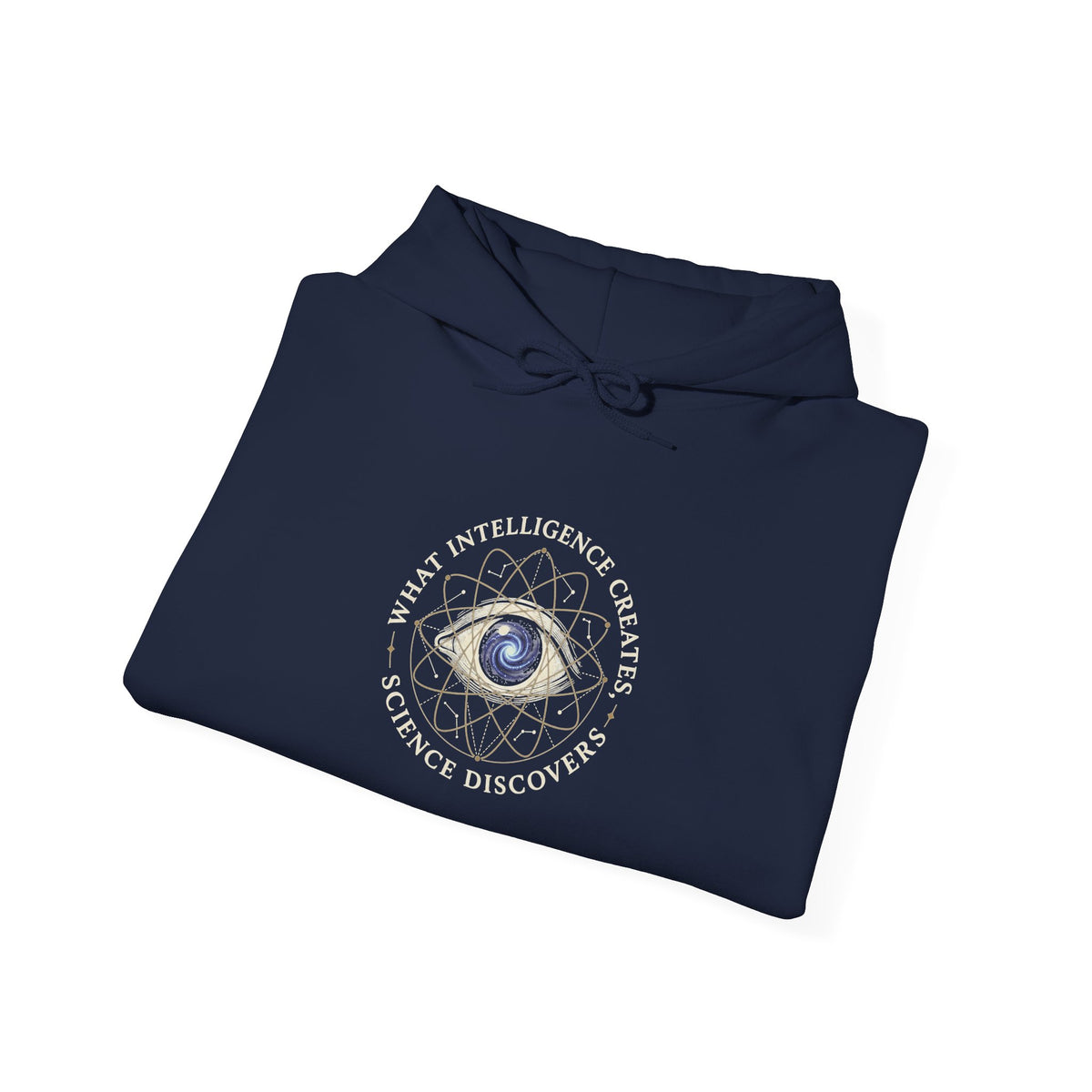 What Intelligence Creates, Science Discovers hoodie by Your Grace — view 4