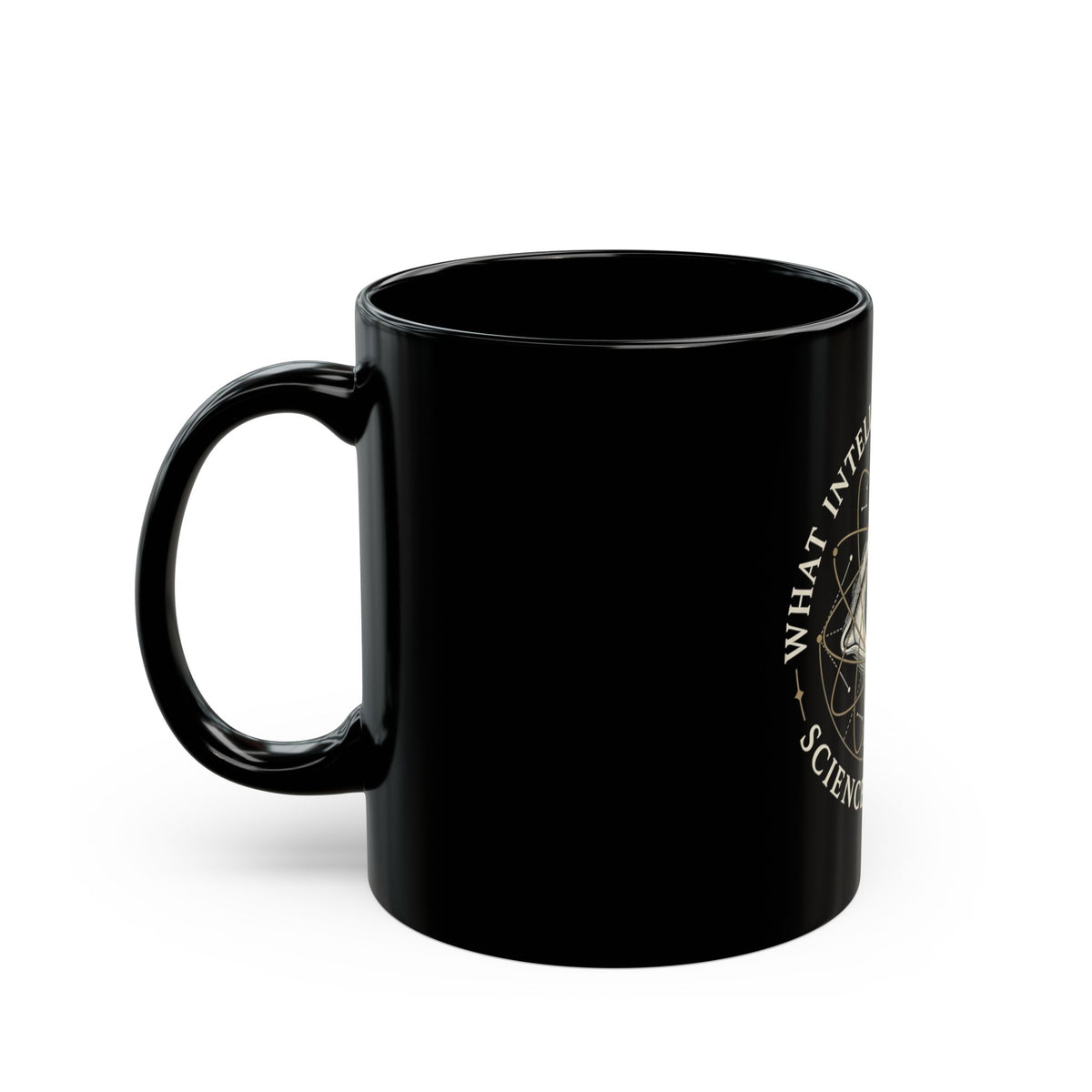 What Intelligence Creates, Science Discovers 11oz ceramic mug by Your Grace — view 3