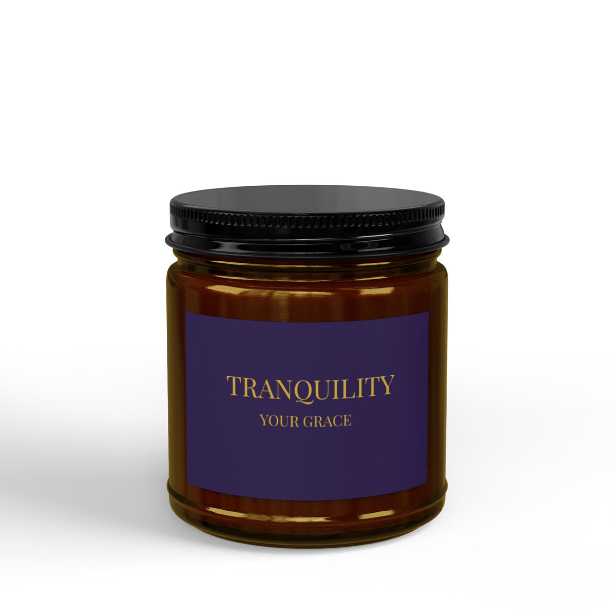 Tranquility 4oz soy candle by Your Grace — view 8
